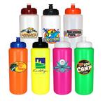 DA8067100 32 oz. Sports Bottle with Push 'n Pull Cap and Full Color Digital Imprint